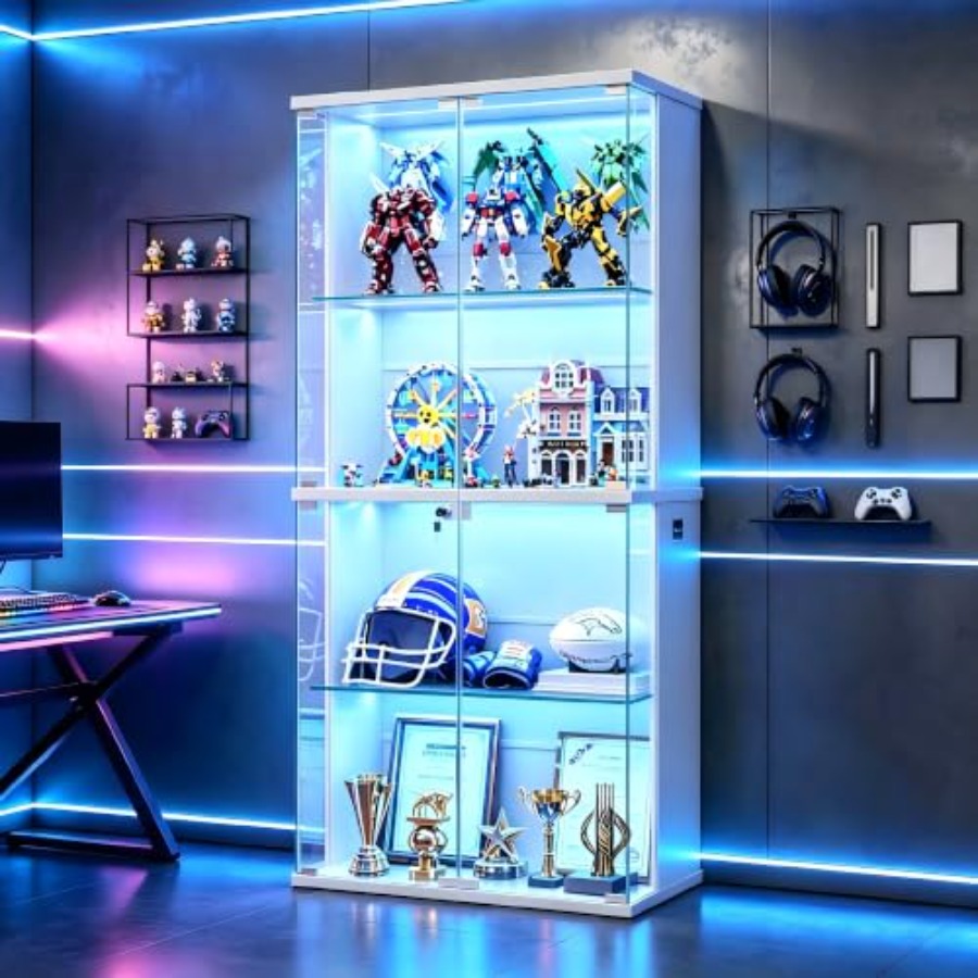 Glass Cabinet Display - 66개의 유리 진열장 - 수집품, 장난감,