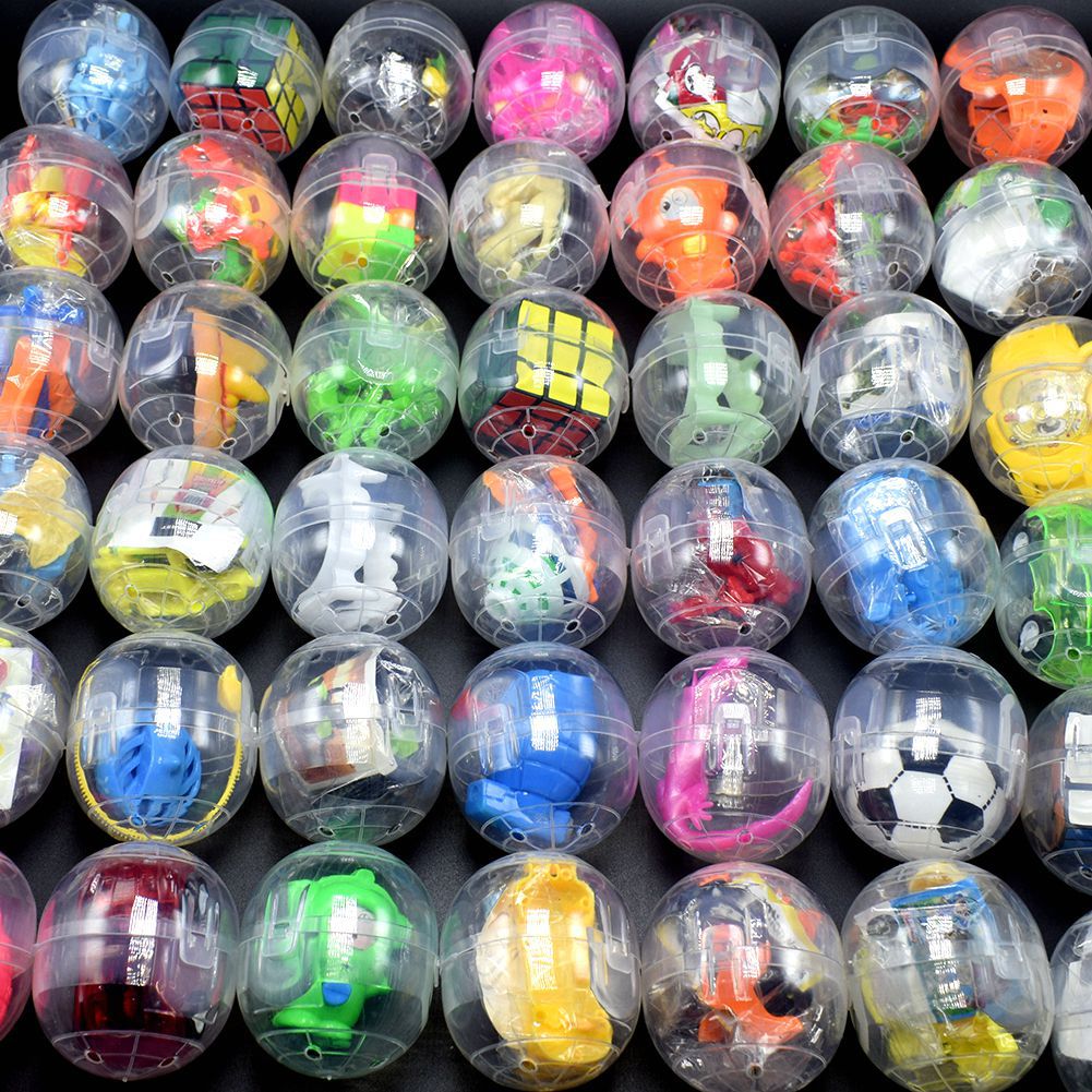 Coin Pusher Machine - 20PCS Gachapon 기계 투명 Gachapon 장난감
