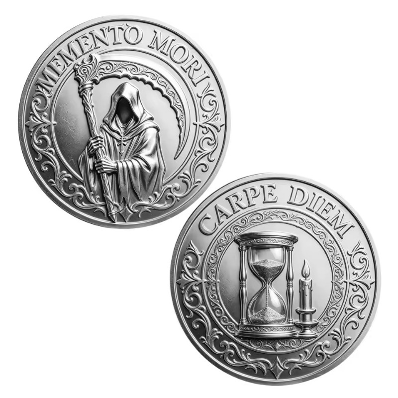 Token Coin Mechanism - 메멘토 모리 카르페 디엠 잔인사신 모래시계