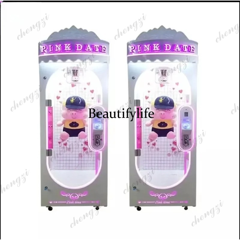 A81 실내 핑크 데이트 인형 알루미늄 레일 가위 경품 - Arcade Game Vending Machine 리뷰 및 가격