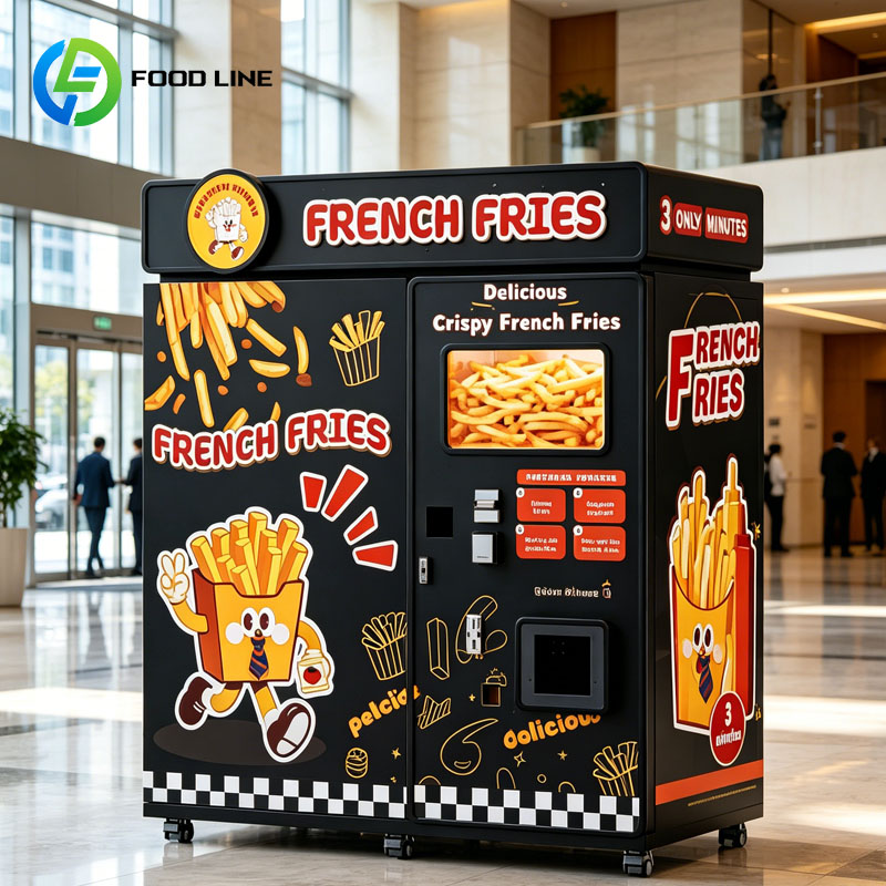 완전 자동 감자튀김 자판기 스마트 프라이 키오스크 스캔 - Popcorn Vending Machine 리뷰 및 가격