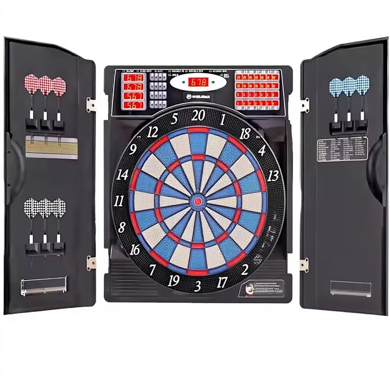 내구성 있는 플라스틱 안전 LED 전자식 양면 트레이닝 - Electronic Dartboard Cabinet 리뷰 및 가격