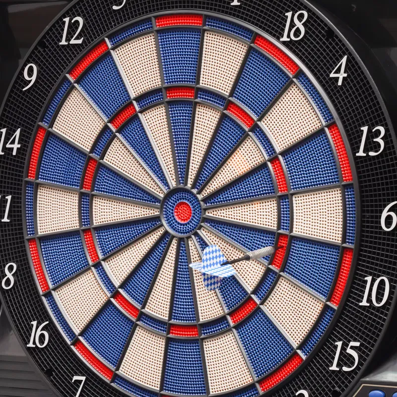 내구성 있는 플라스틱 안전 LED 전자식 양면 트레이닝 - Electronic Dartboard Cabinet 리뷰 및 가격